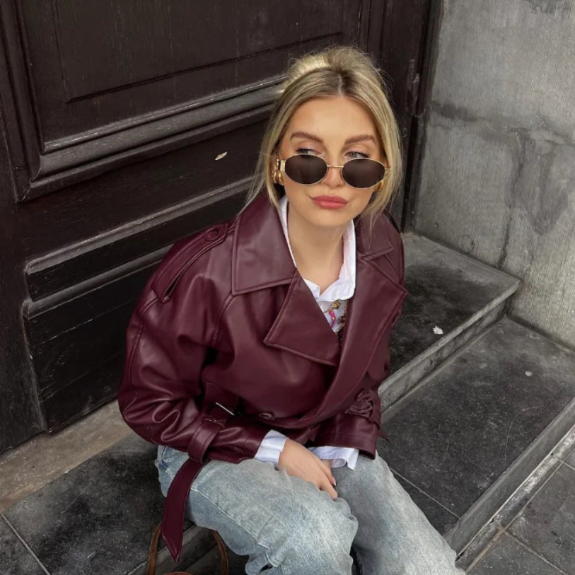 Velvet Noir Cropped Jacket