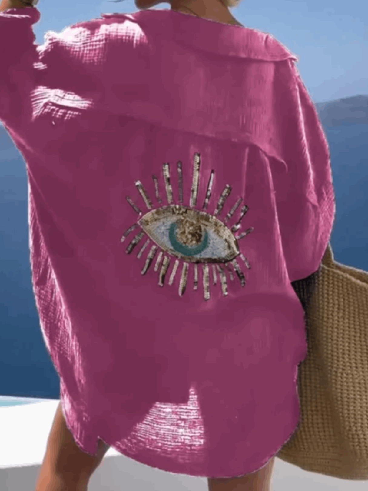 Golden Eye Oversized Shirt