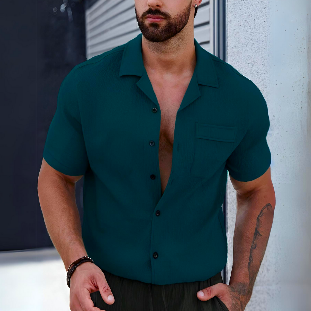 The Dario Open Collar Shirt