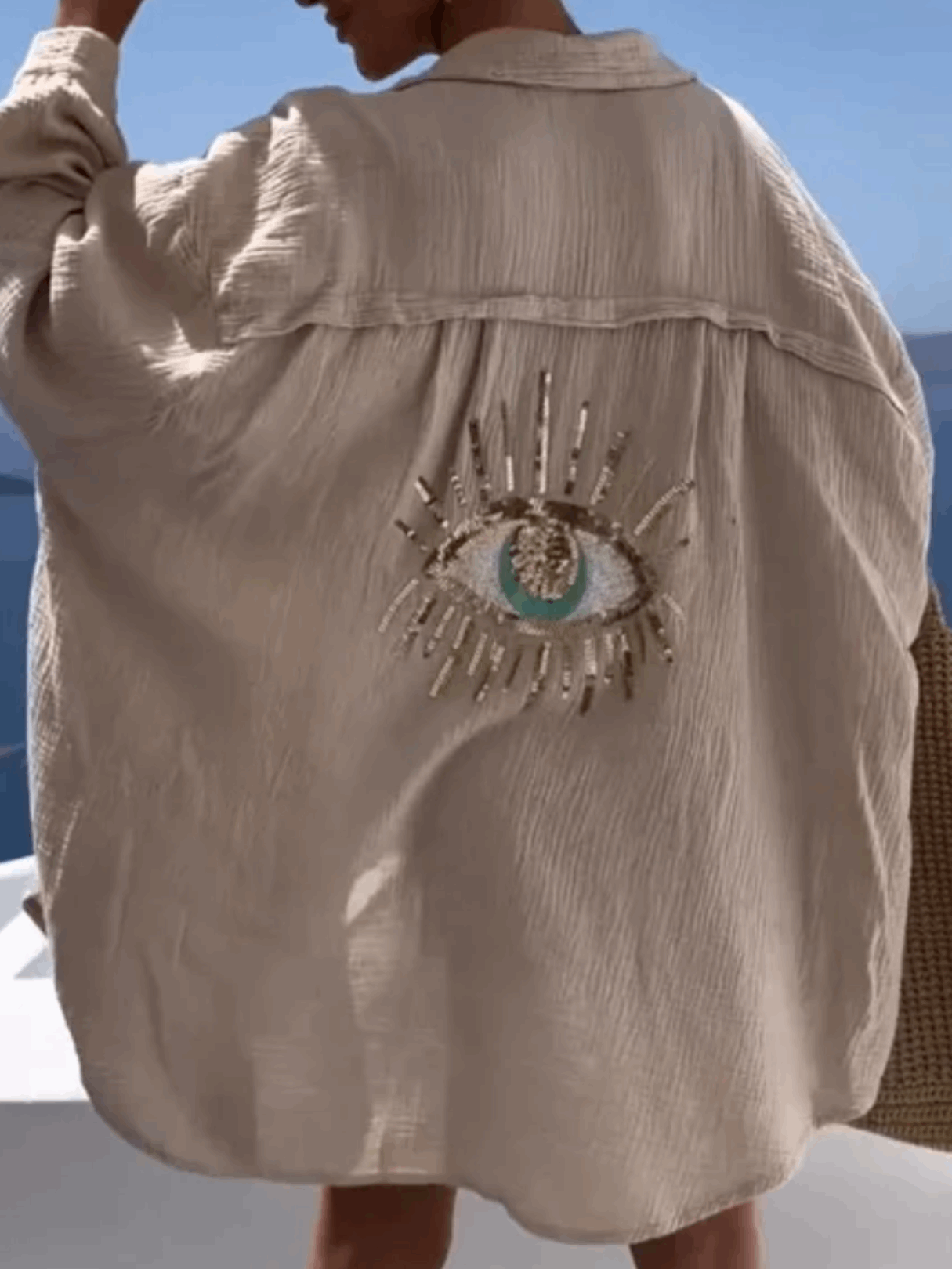 Golden Eye Oversized Shirt