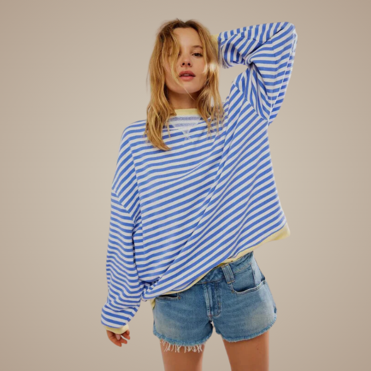 Mariner Stripe Oversized Sweater