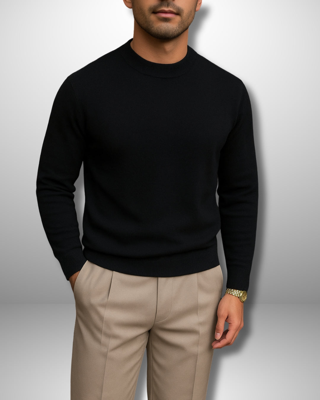 Adrian™ – Midnight Classic Knit