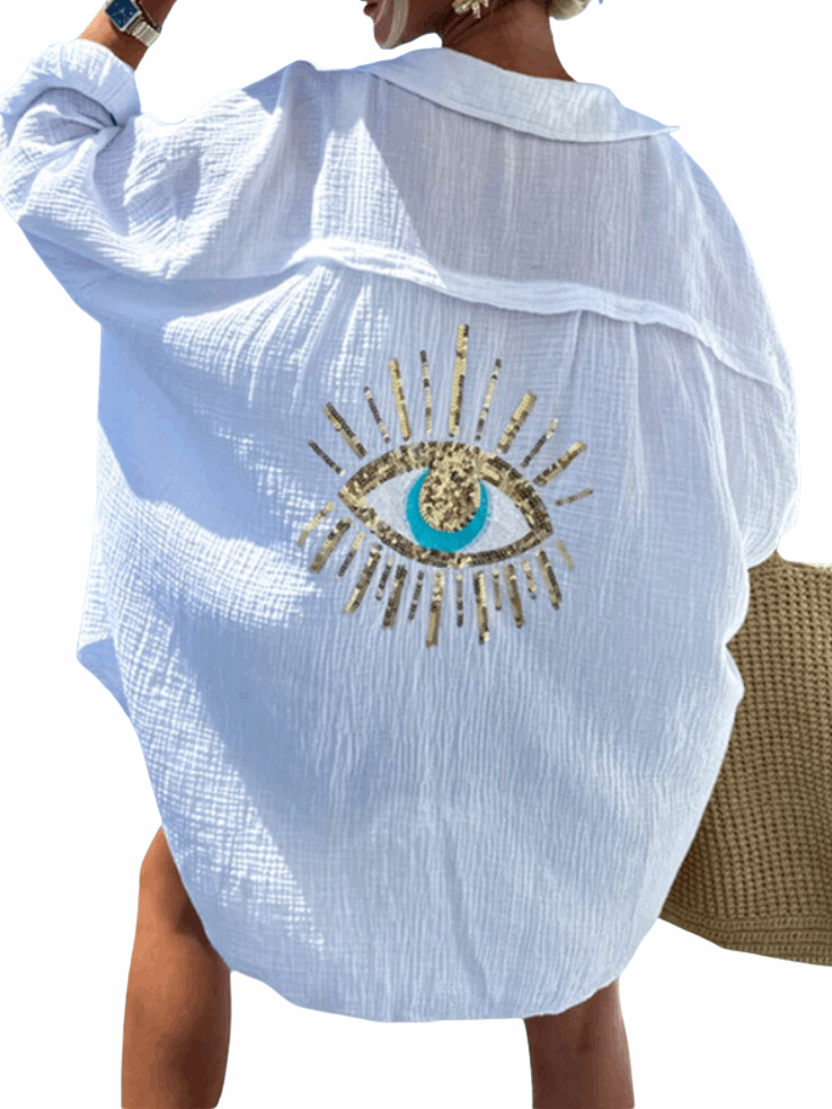 Golden Eye Oversized Shirt