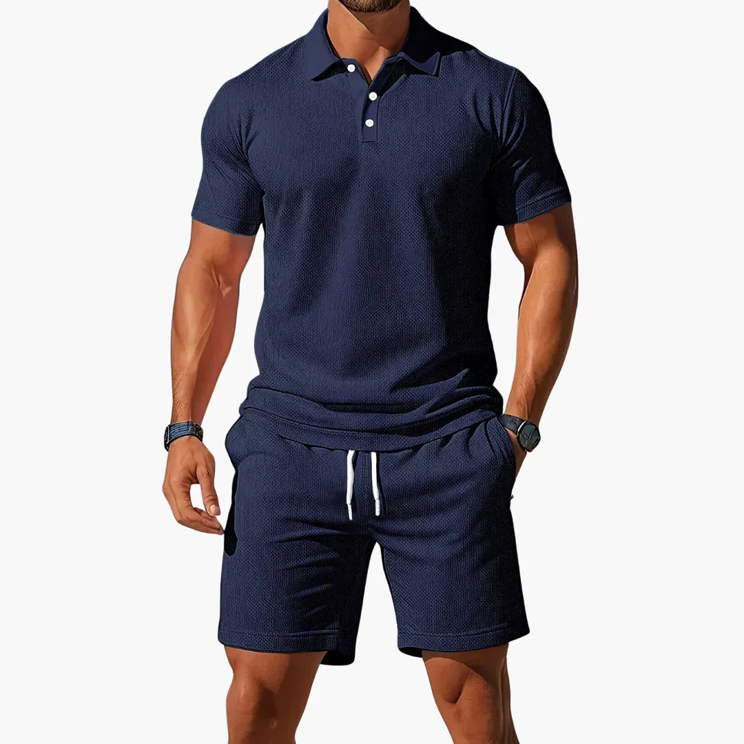 The Capri Polo Short Set