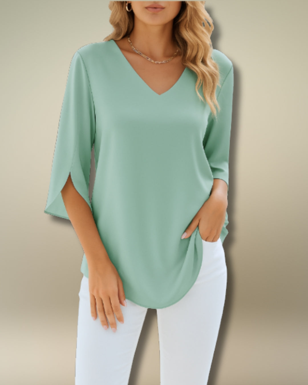 Skyline V-Neck Blouse
