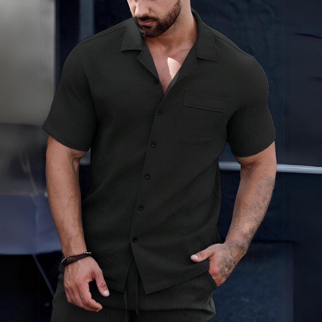 The Dario Open Collar Shirt