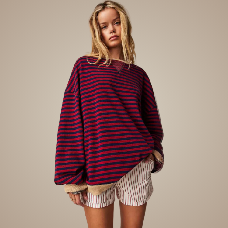 Mariner Stripe Oversized Sweater