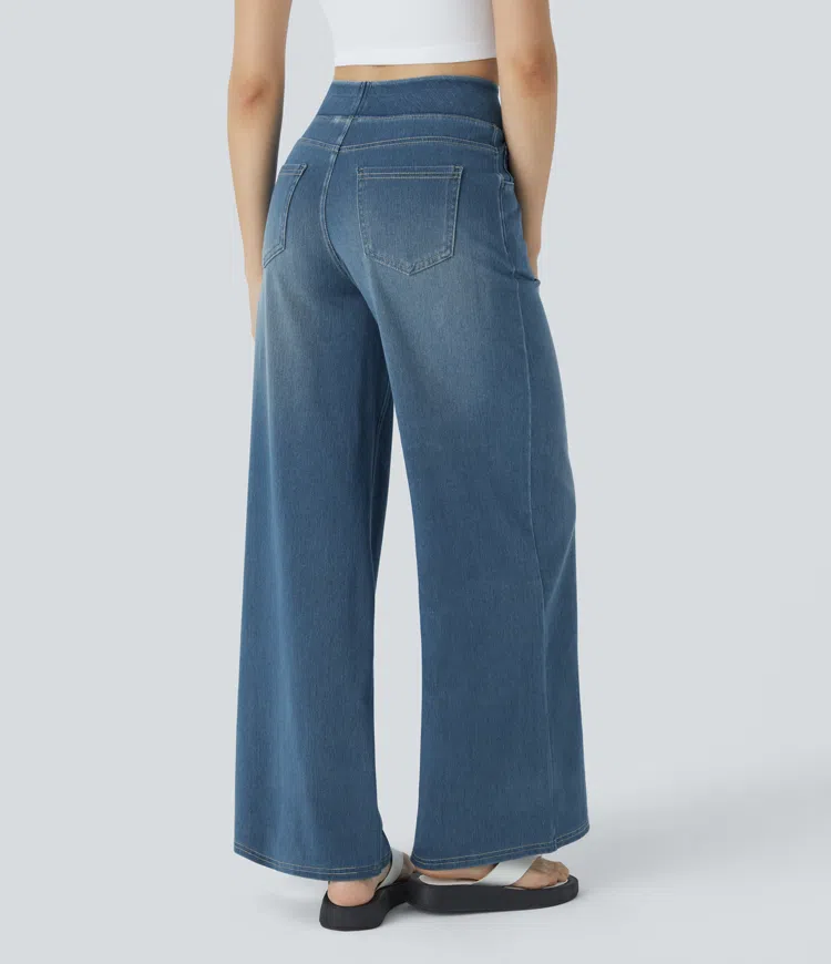 Cali Stretch Wide Jeans