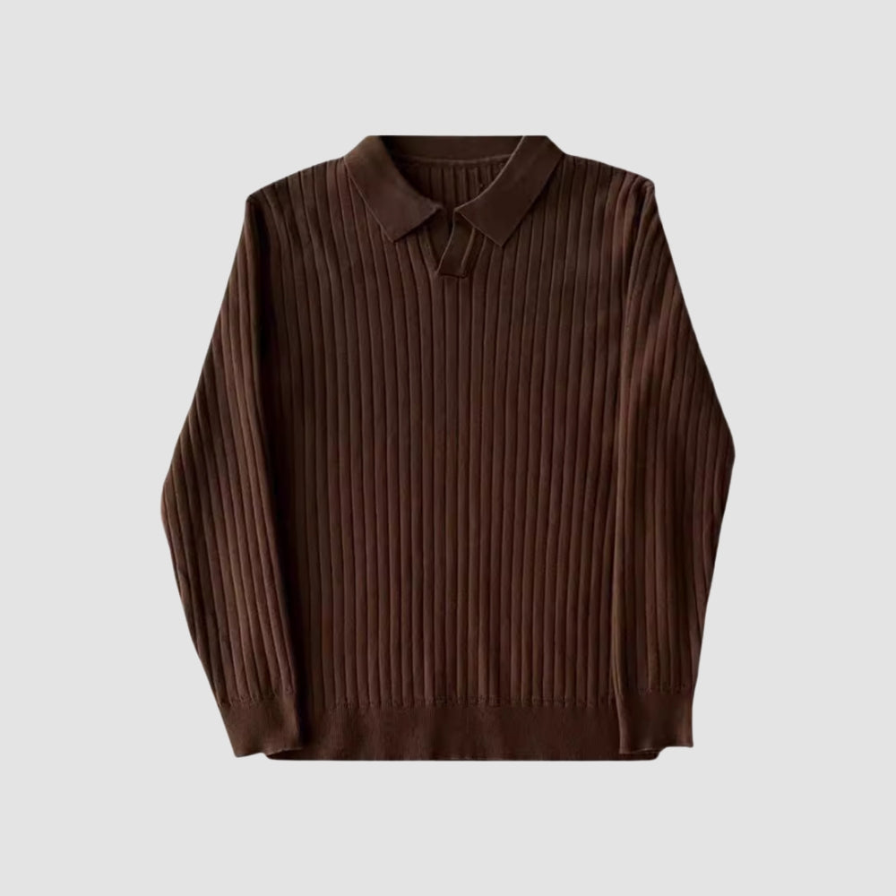 Dorian™ – Espresso Knit Polo