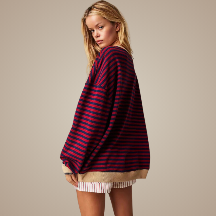 Mariner Stripe Oversized Sweater