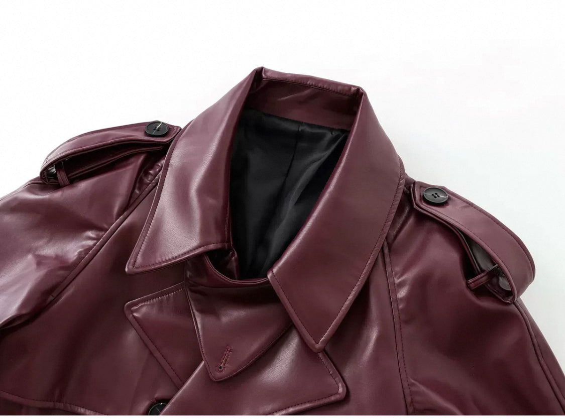Evelyn – Luxe Leather Jacket