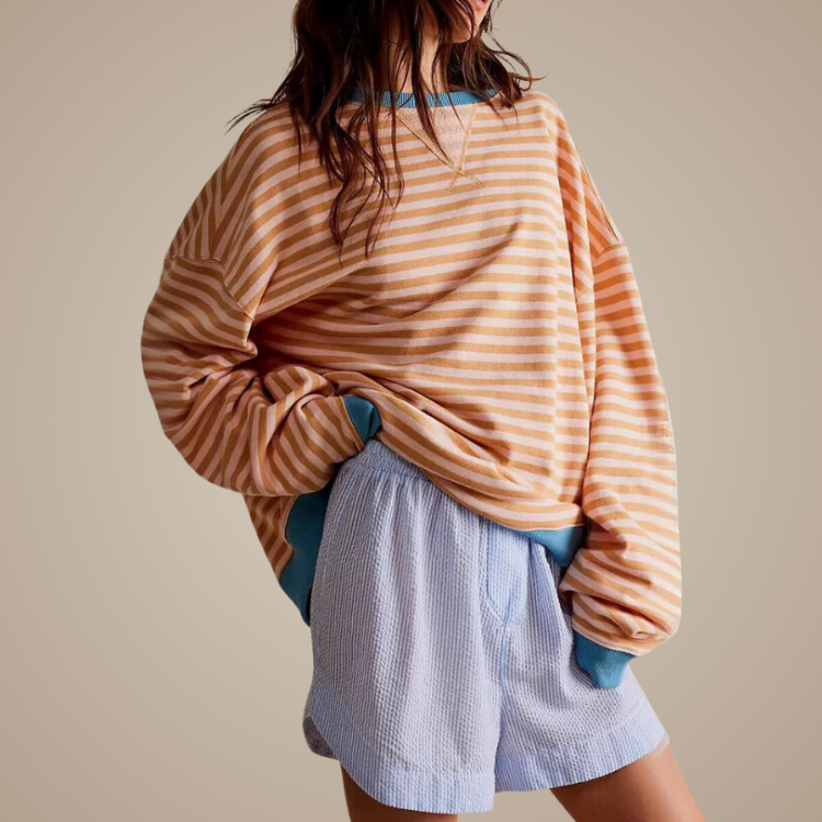 Mariner Stripe Oversized Sweater