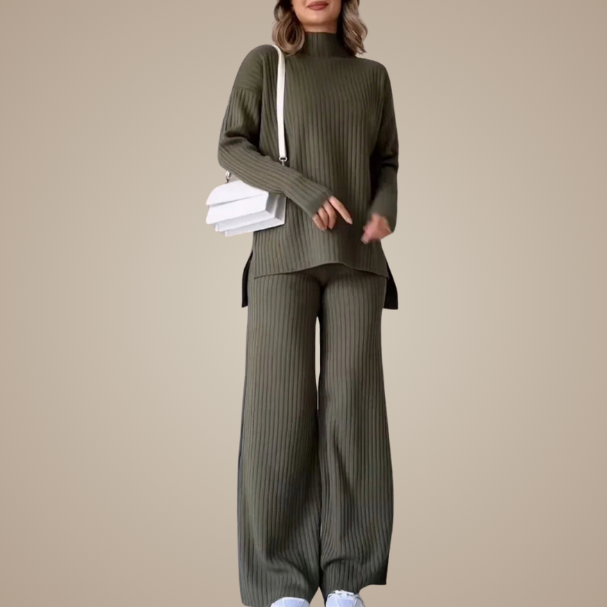 Jet Black Lounge Knit Set