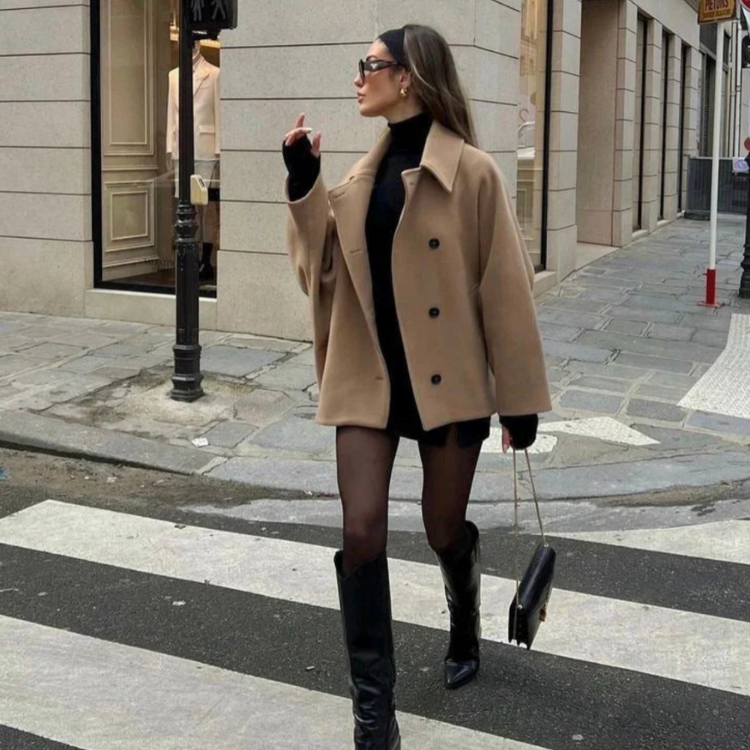 Camel Parisian Oversized Coat