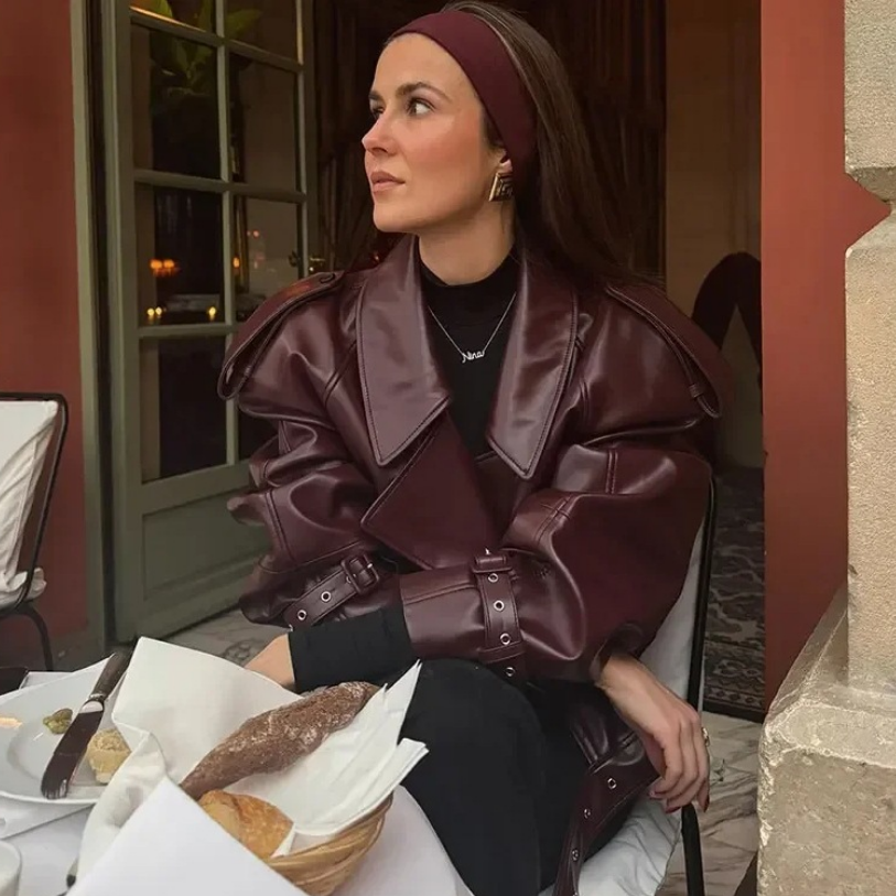 Velvet Noir Cropped Jacket