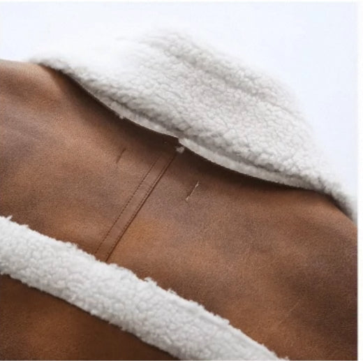 Marissa – Shearling Crop Jacket