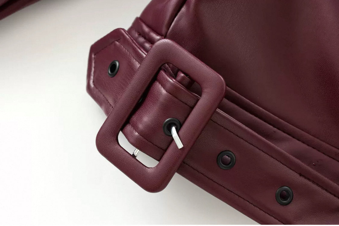 Evelyn – Luxe Leather Jacket