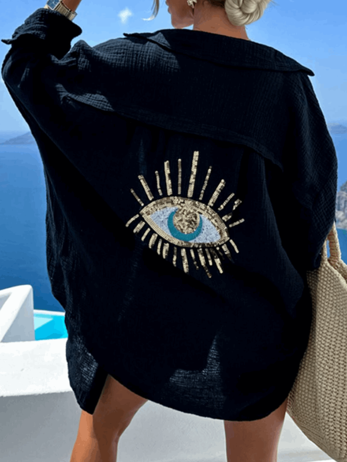 Golden Eye Oversized Shirt