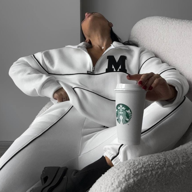 Varsity Zip Tracksuit Set