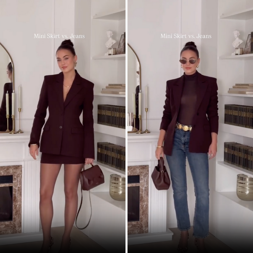 Mocha Power Suit Set