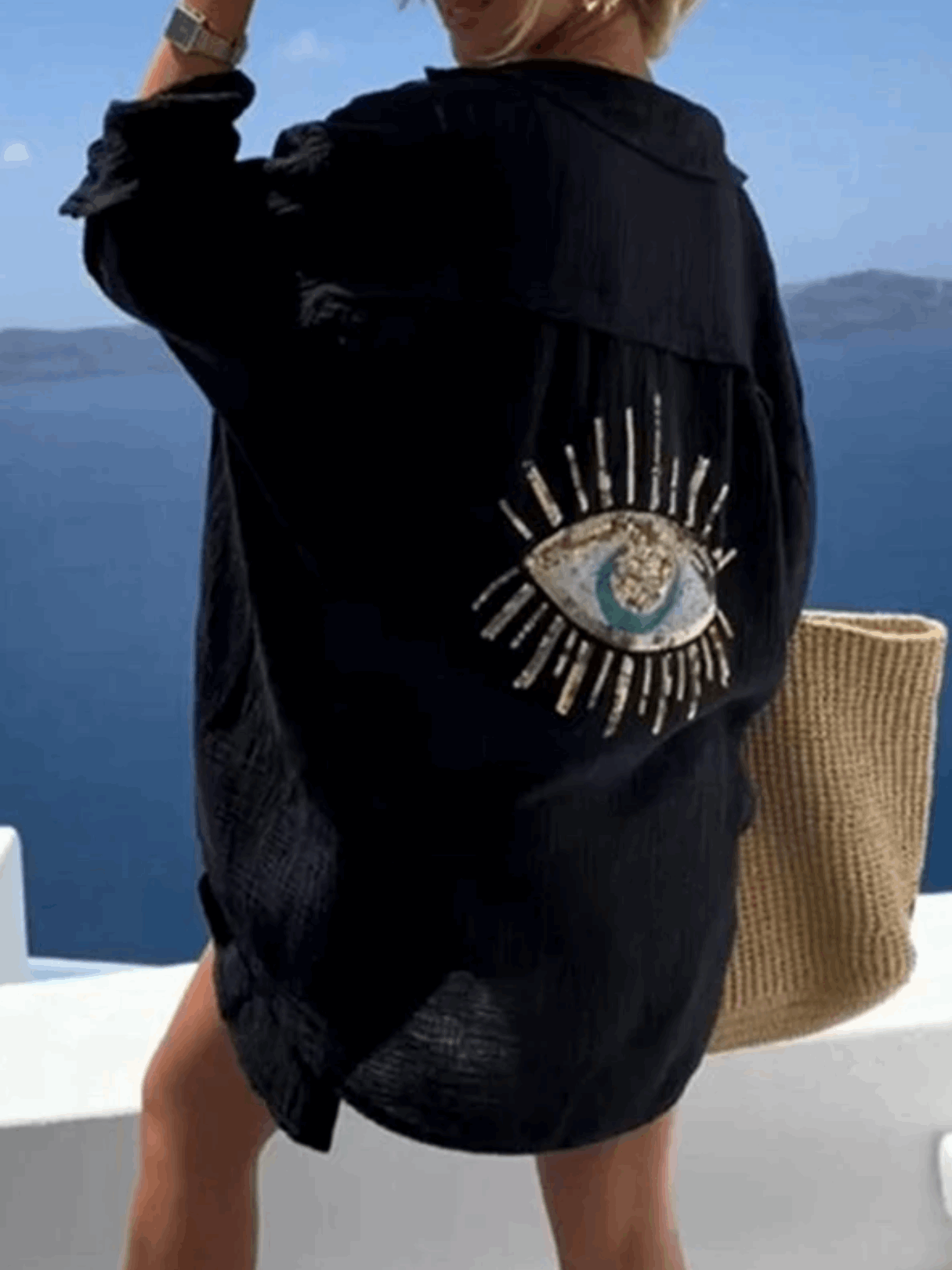 Golden Eye Oversized Shirt