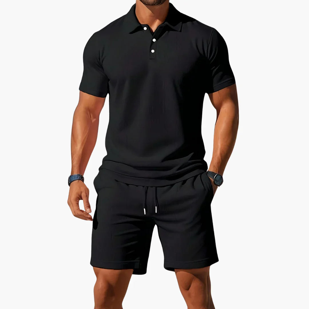The Capri Polo Short Set