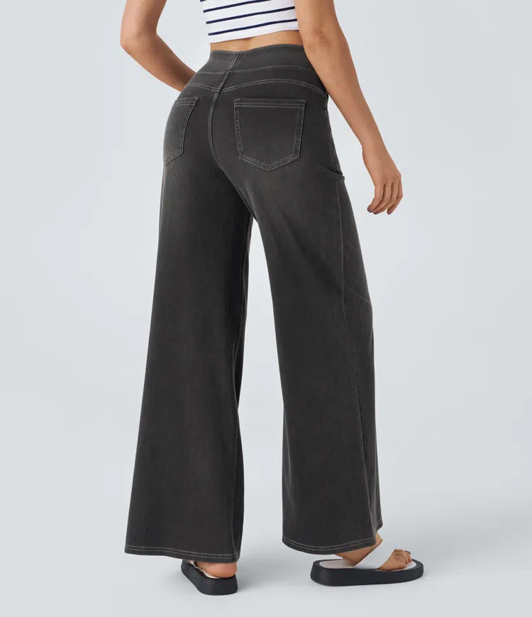 Cali Stretch Wide Jeans