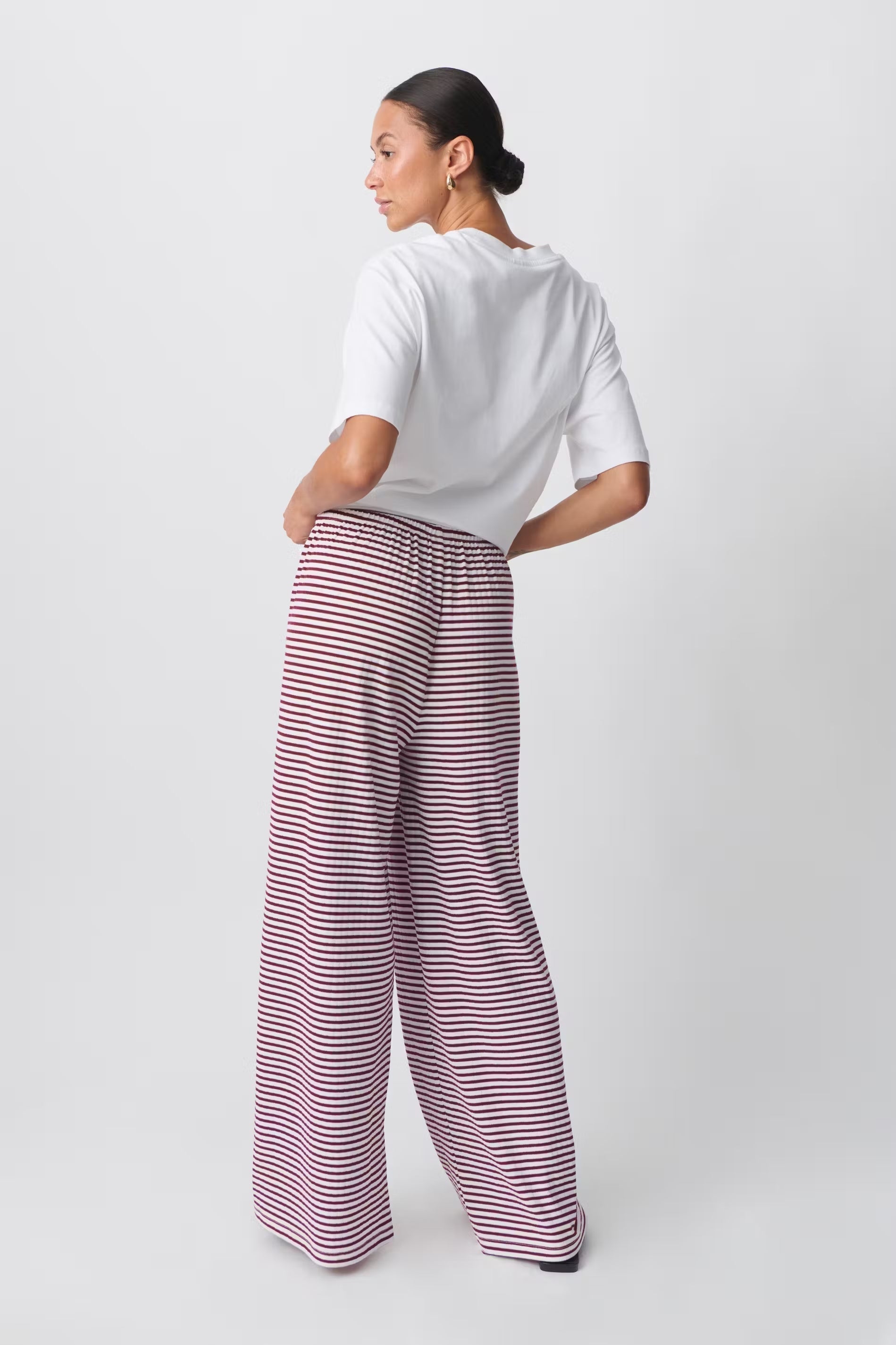 Lydia – Coastal Stripe Flares