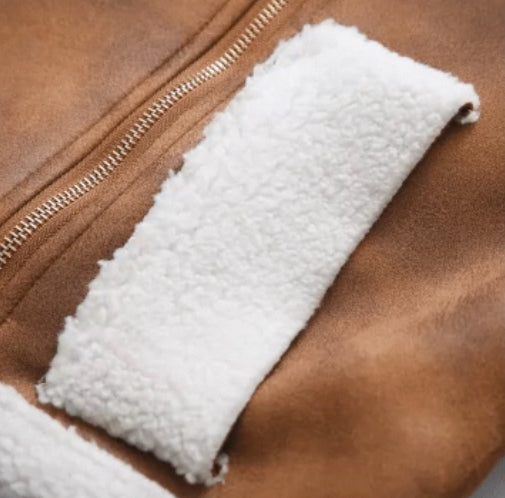 Marissa – Shearling Crop Jacket