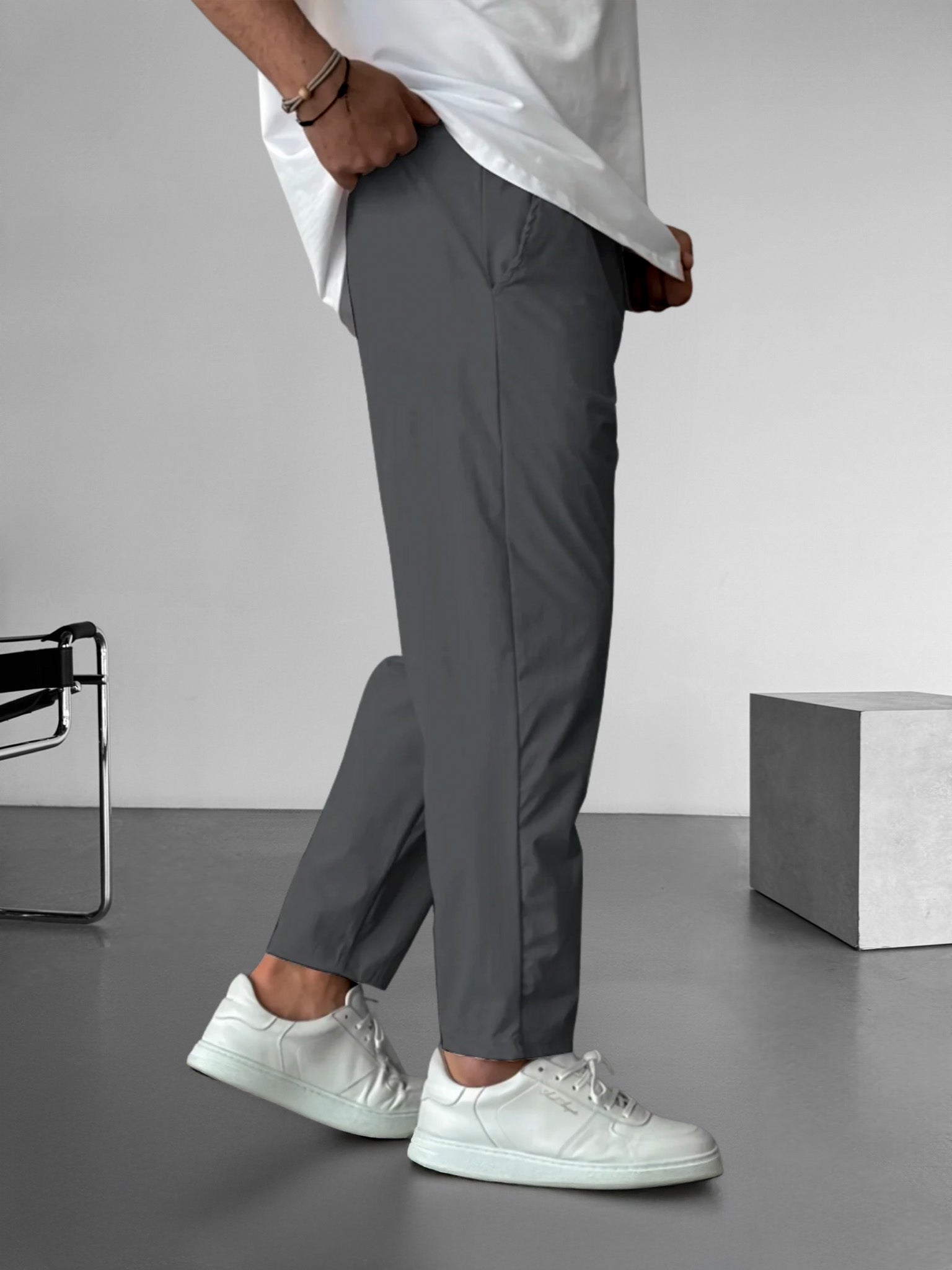 Jason - Essential Tapered Drawstring Trousers