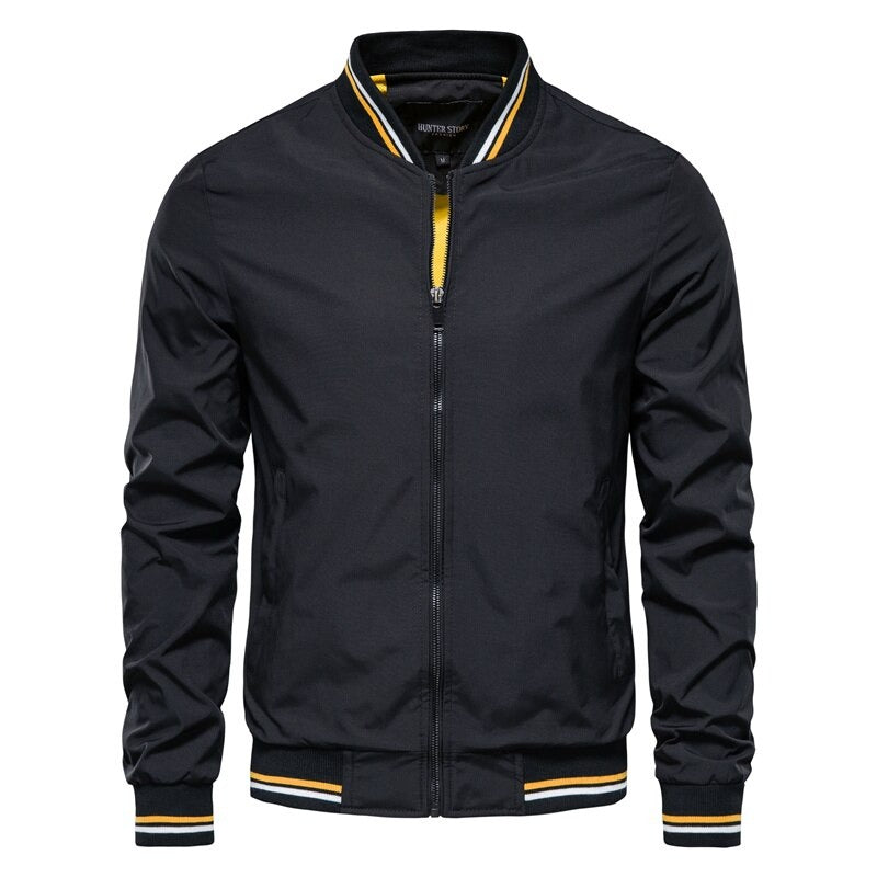 The Mercer Stripe Bomber Jacket