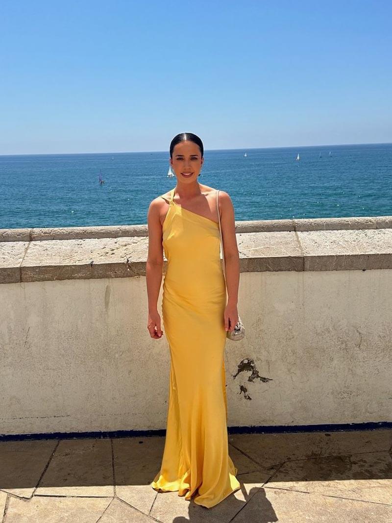 Soleil Silk Maxi Dress