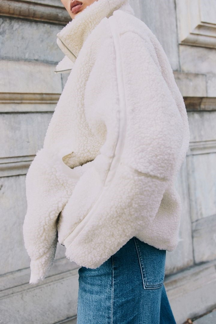 Clara – Cozy Sherpa Jacket