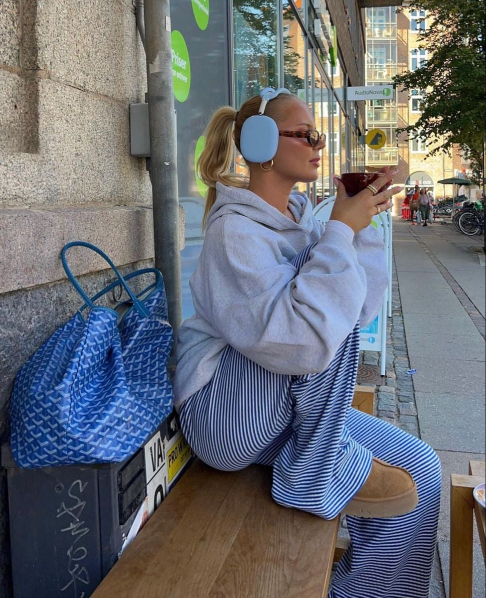 Lydia – Coastal Stripe Flares