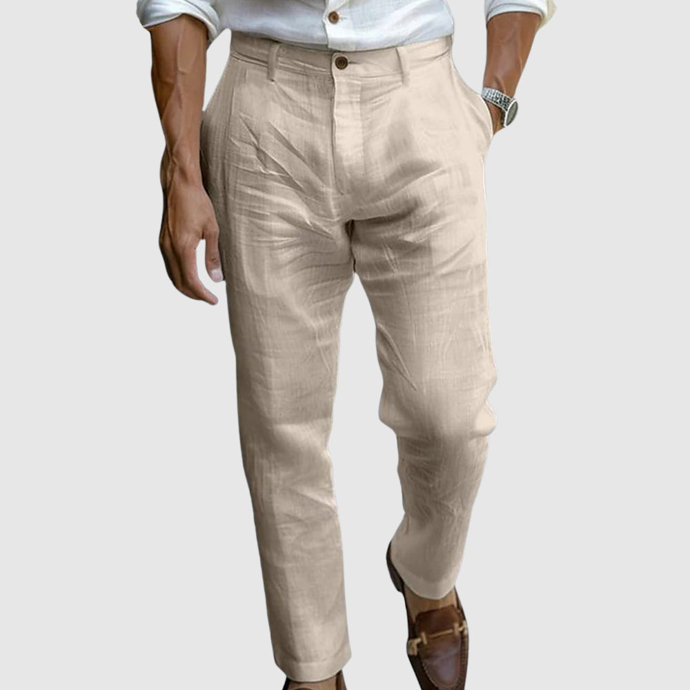 The Lorenzo Luxe Linen Pants