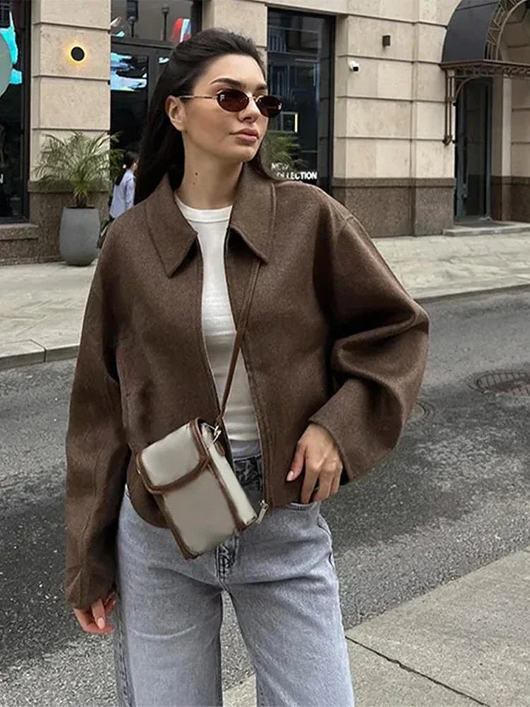 Mocha Luxe Wool Jacket