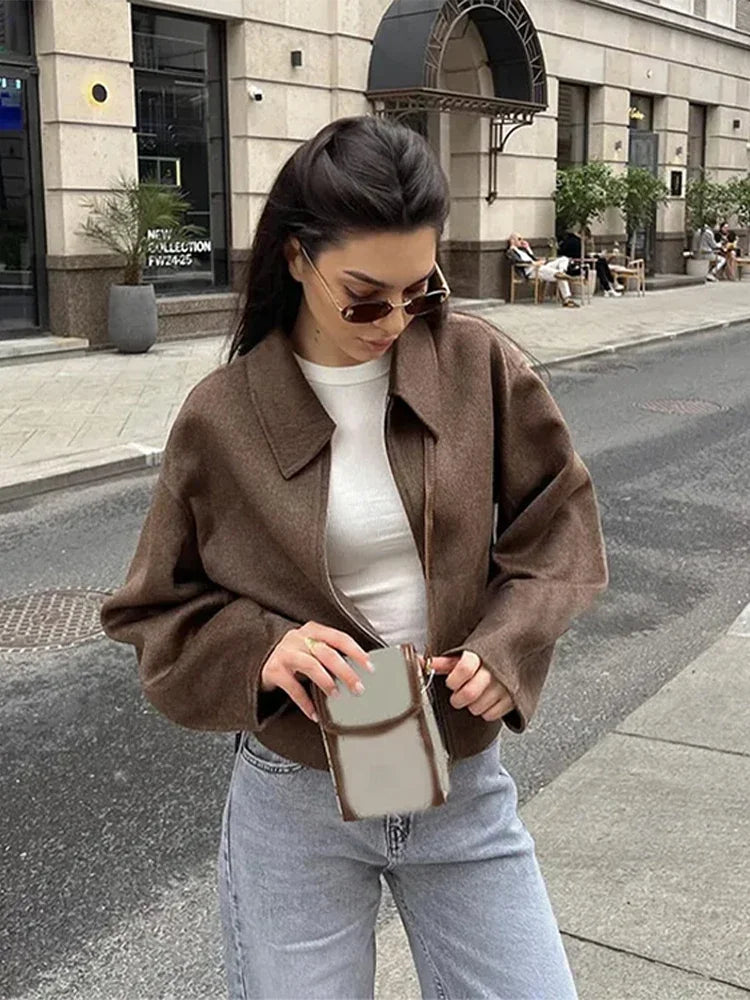 Mocha Luxe Wool Jacket