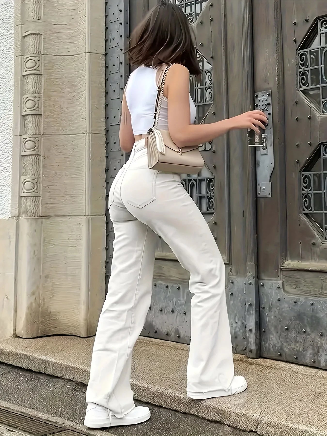 The Vienna Sculpt Denim Pants