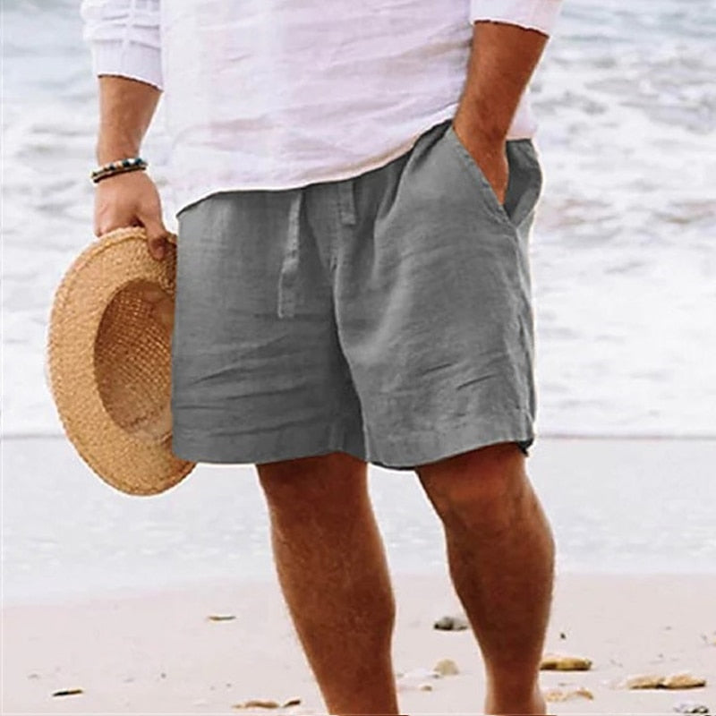 The Solaro Linen Beach Shorts