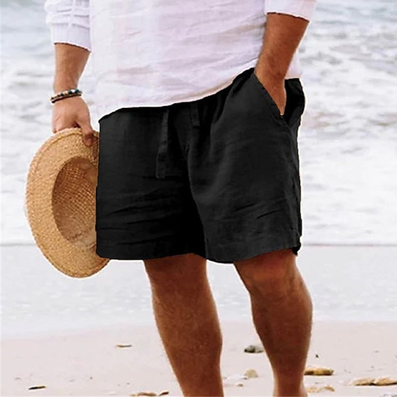 The Solaro Linen Beach Shorts