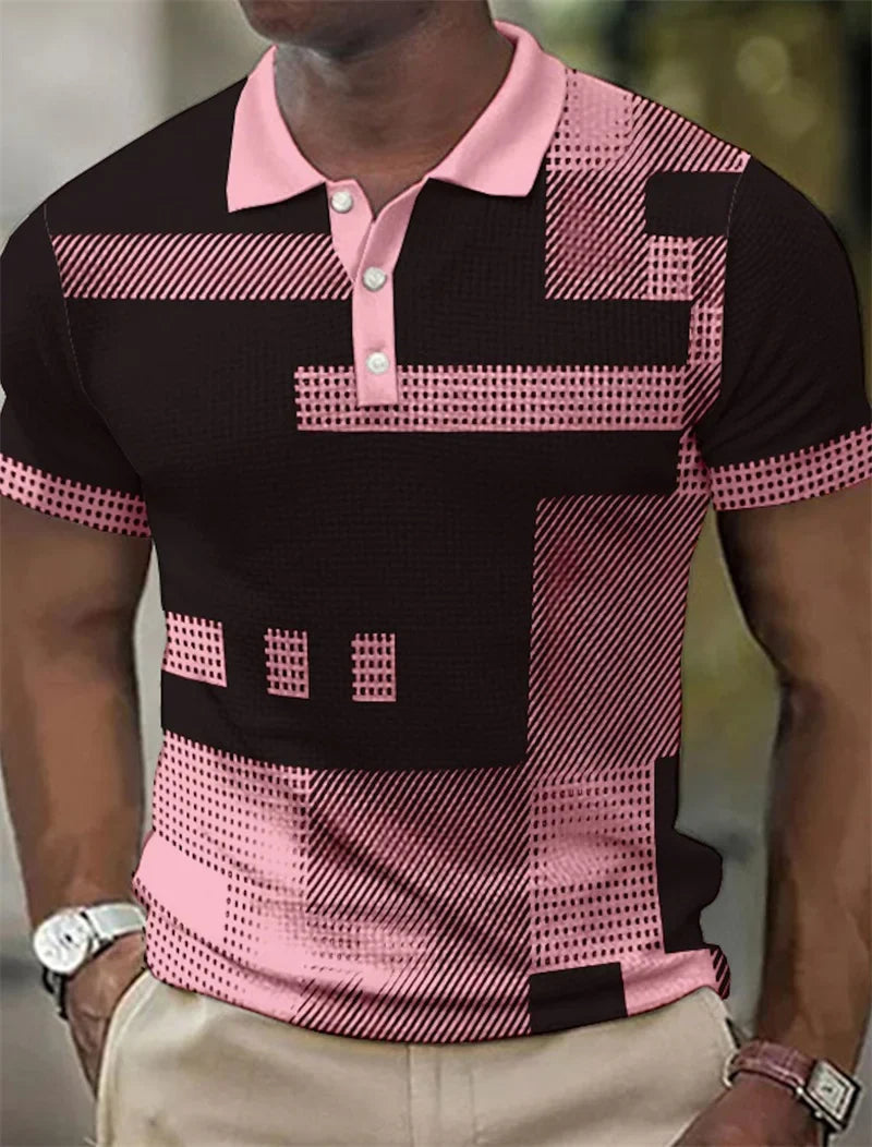 Darius™ – Monochrome Grid Polo