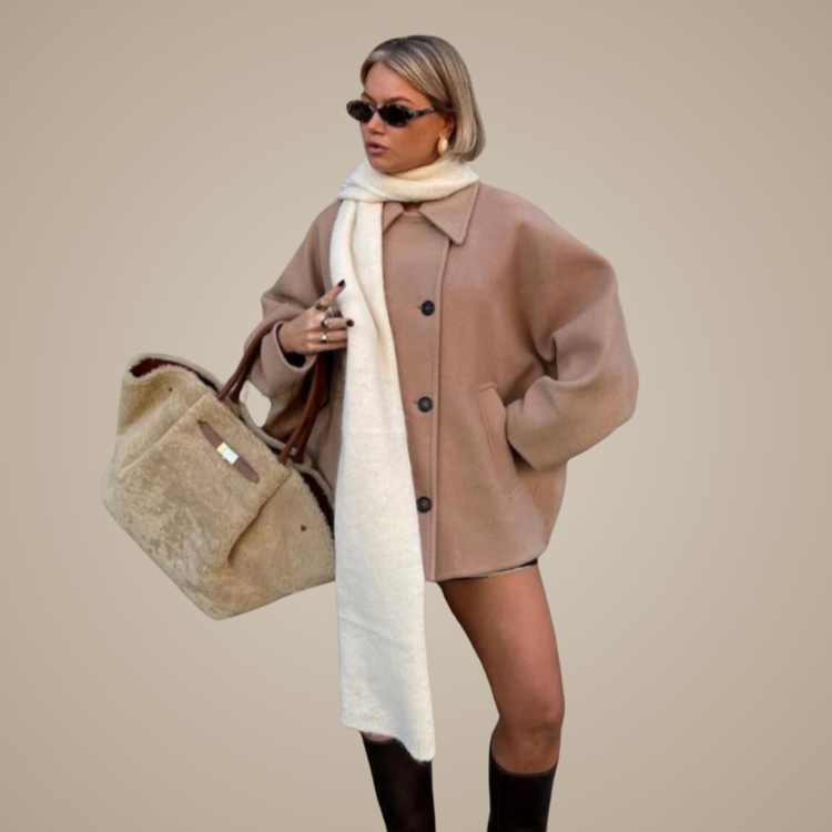 Camel Parisian Oversized Coat