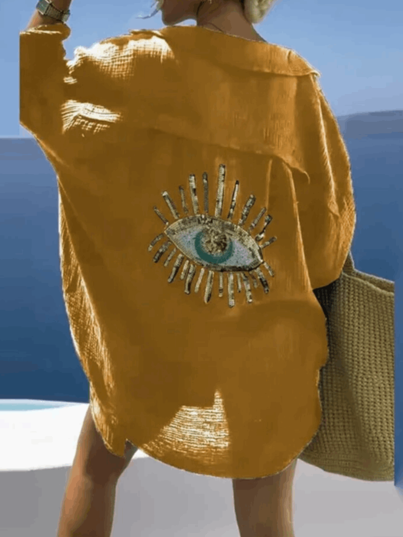 Golden Eye Oversized Shirt