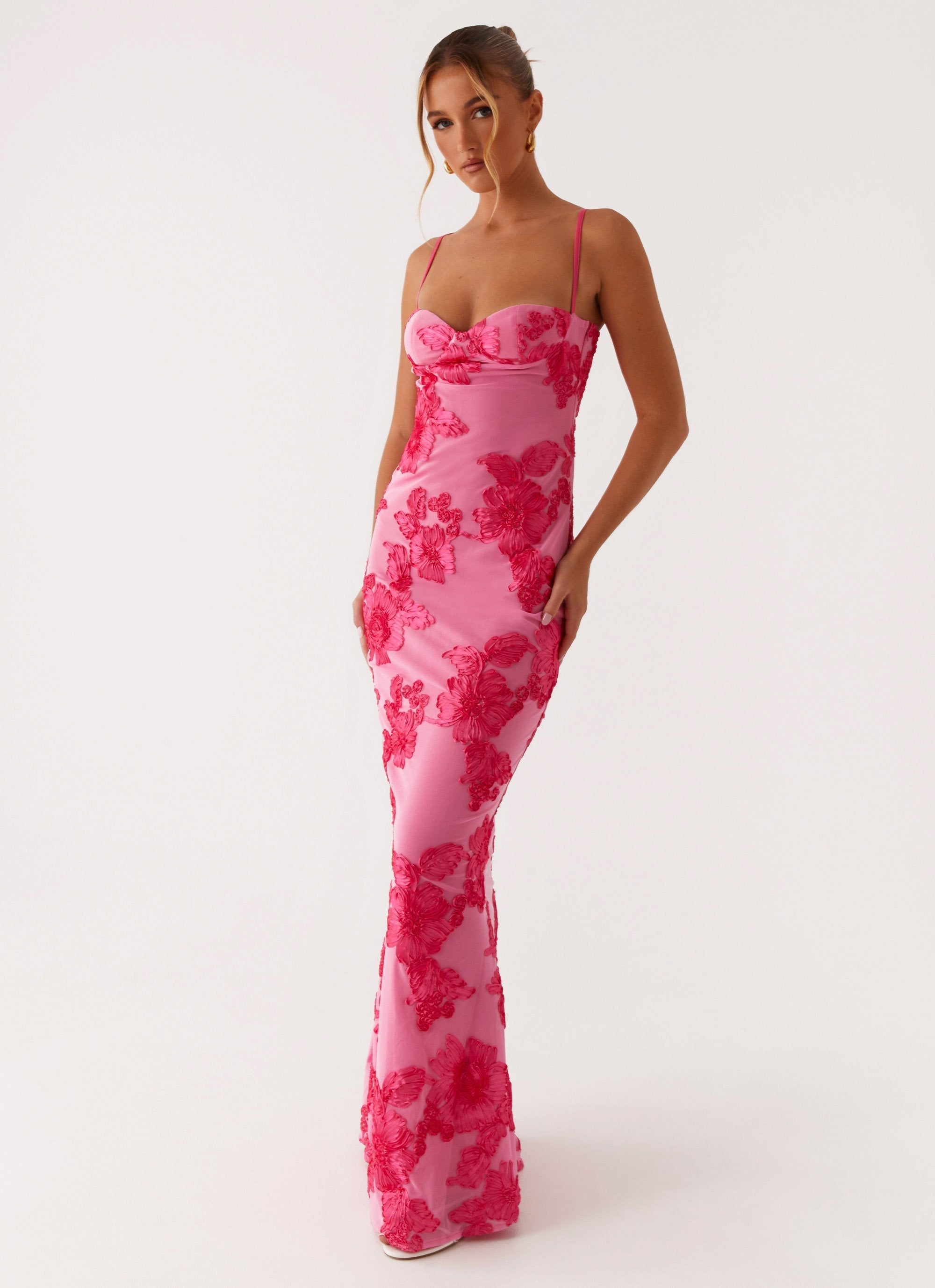 Rosalia Embroidered Evening Dress