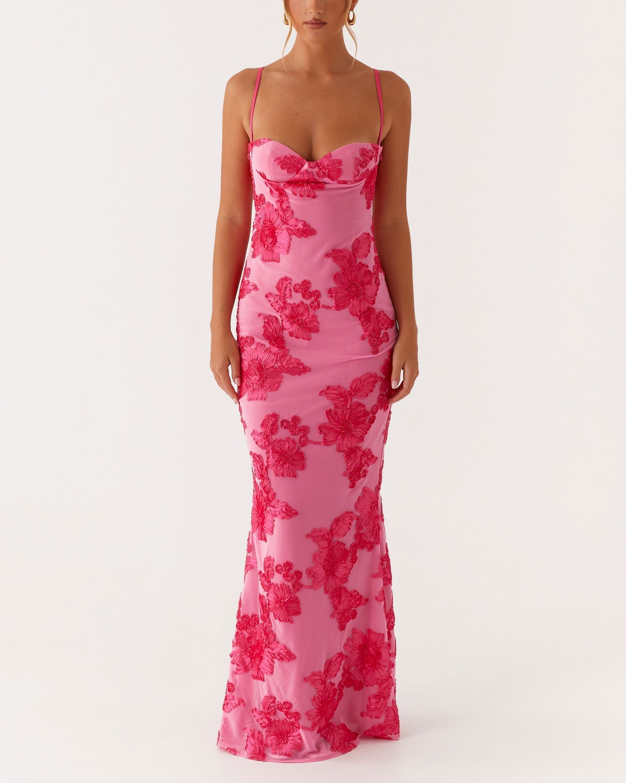 Rosalia Embroidered Evening Dress