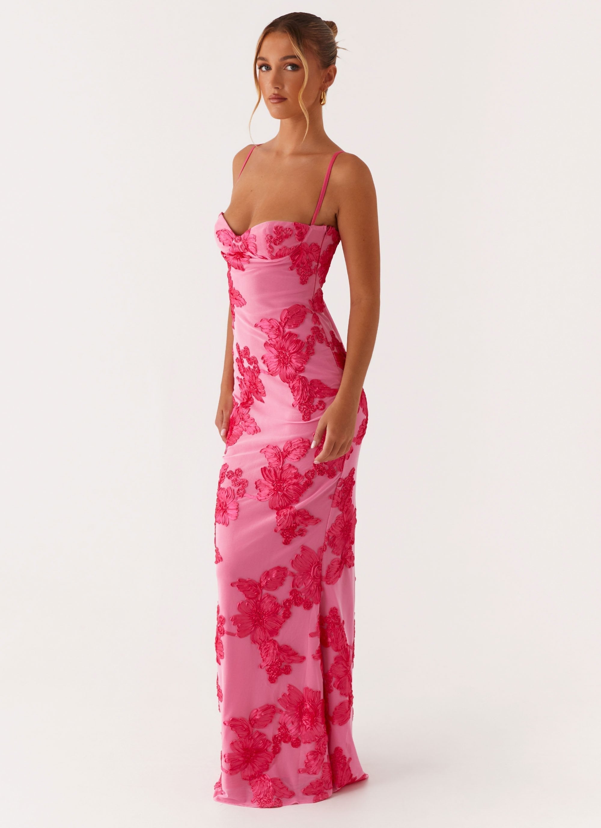 Rosalia Embroidered Evening Dress