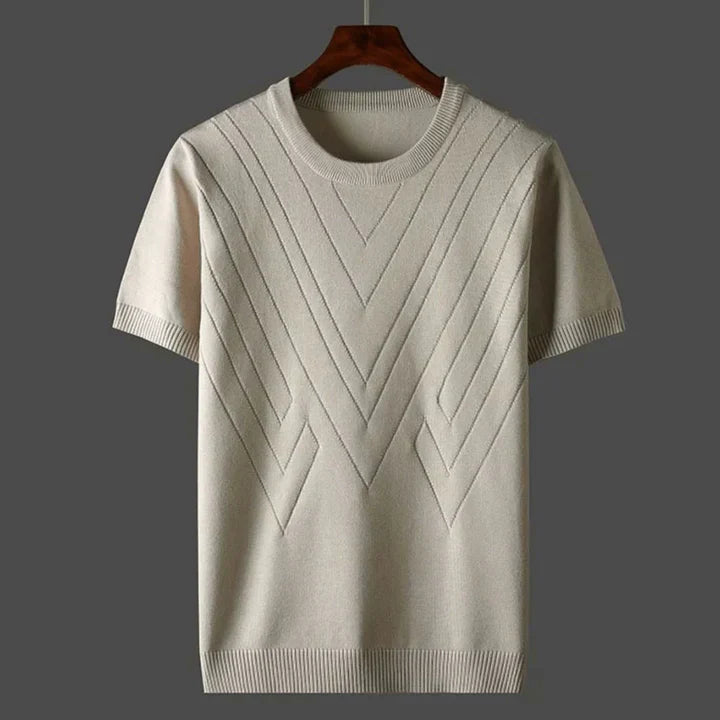 Textured Precision Knit Tee