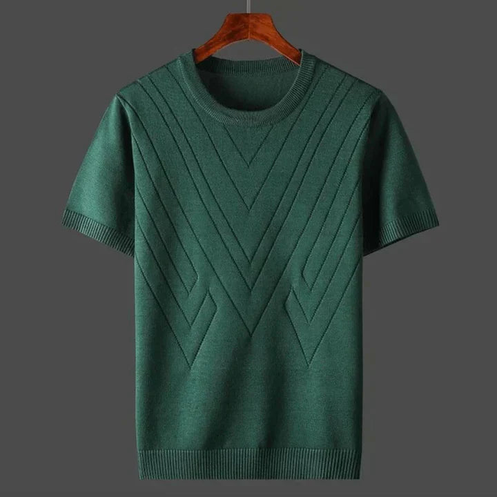 Textured Precision Knit Tee