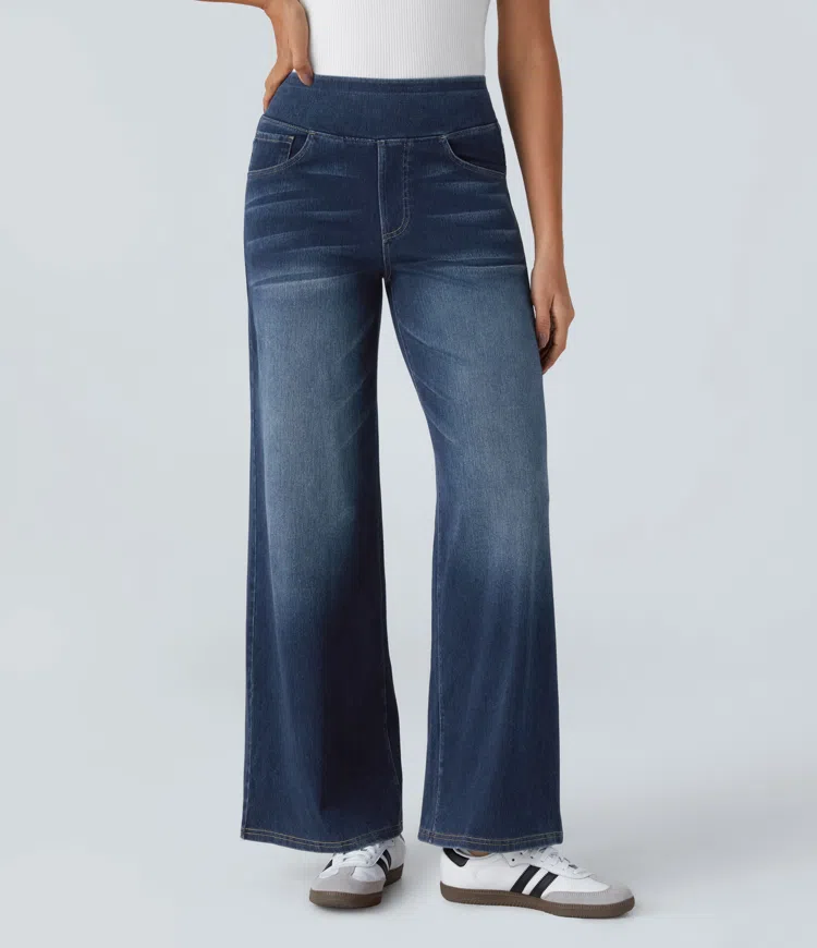 Cali Stretch Wide Jeans