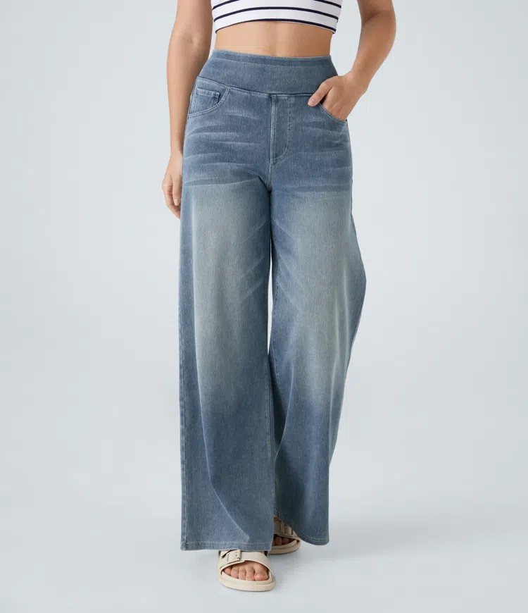 Cali Stretch Wide Jeans